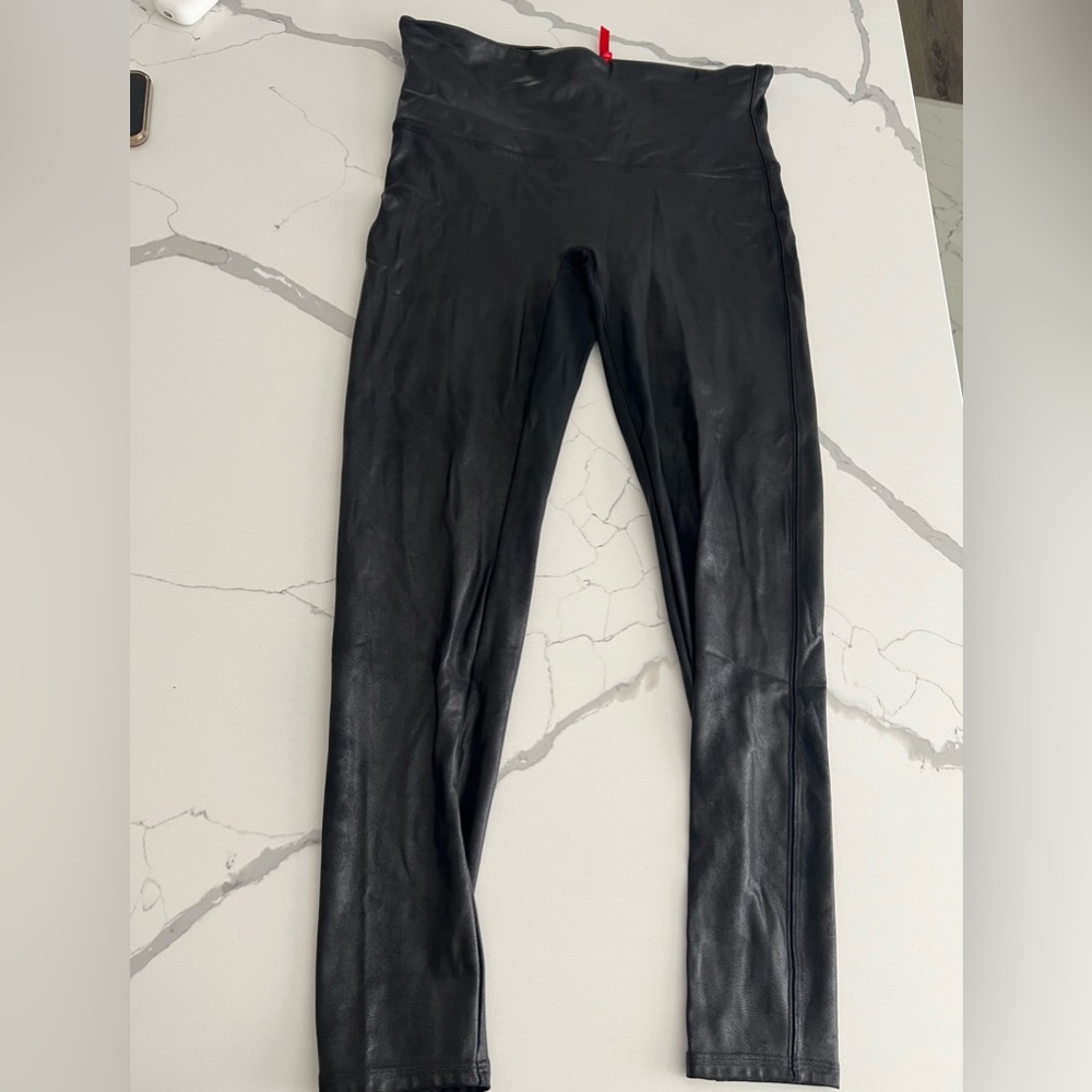 SPANX Faux Leather Leggings